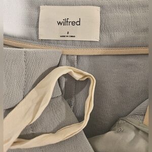 Wilfred Light Gray High Waist Shorts